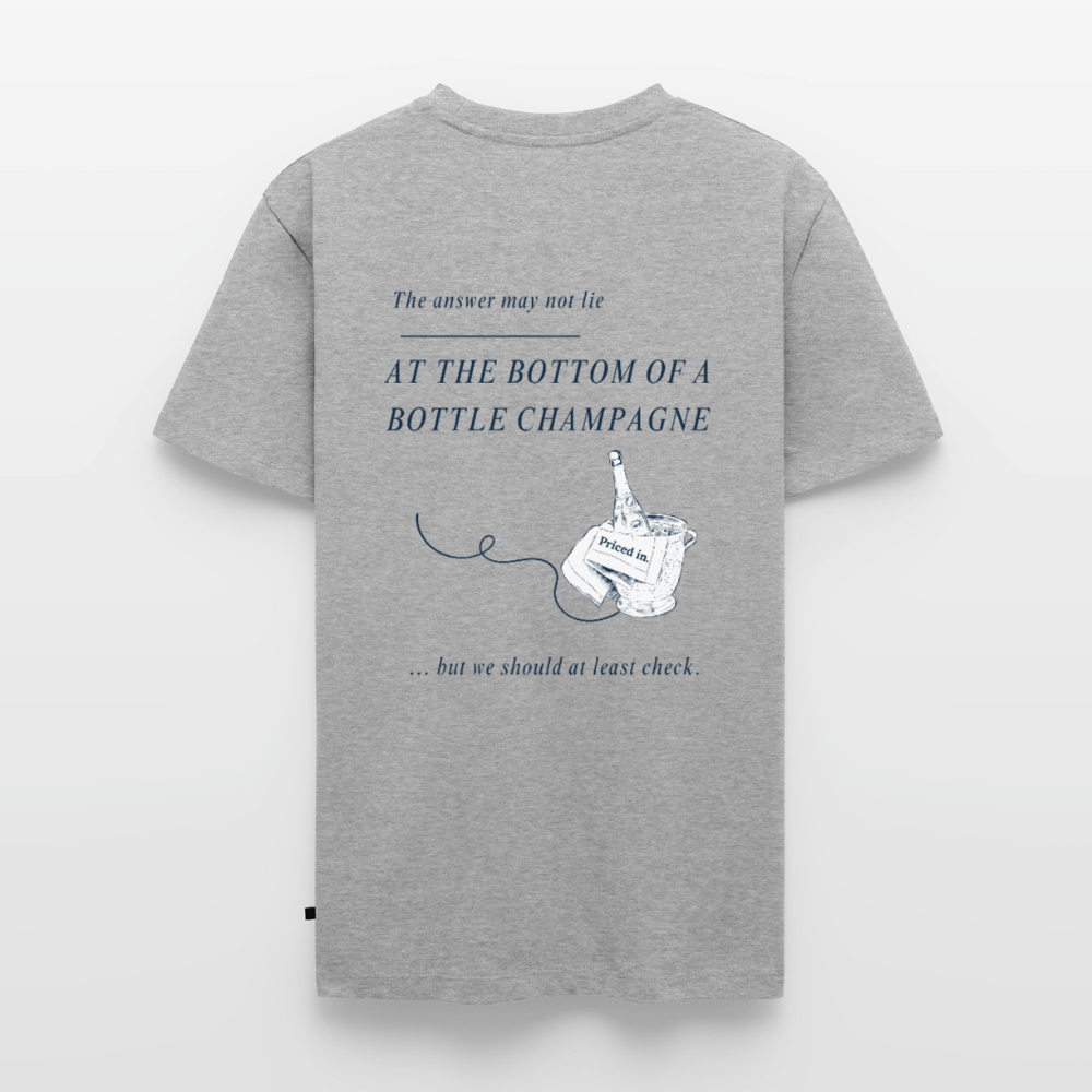 Bottoms Up Tee - heather grey