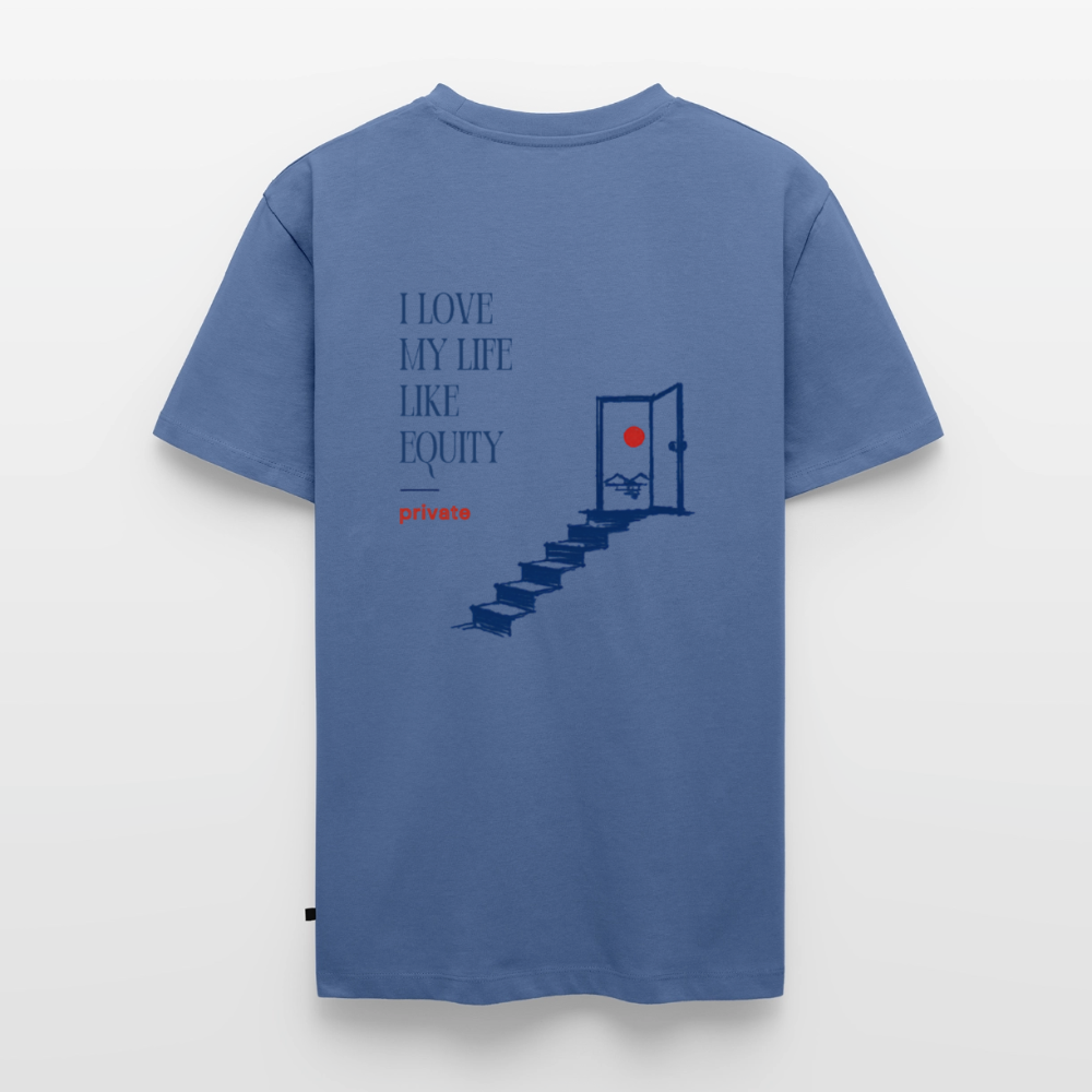 Private Door Tee - stone blue