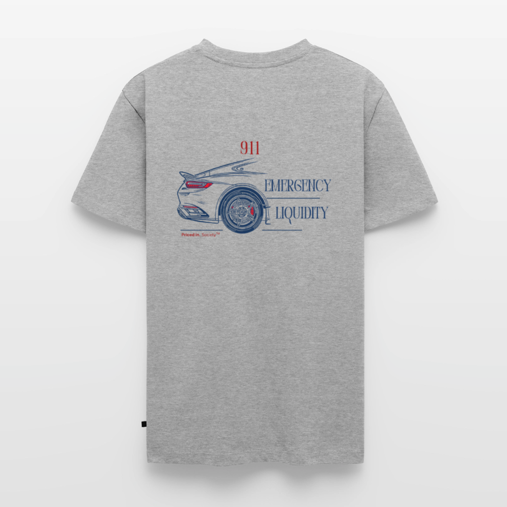 911 Tee - heather grey