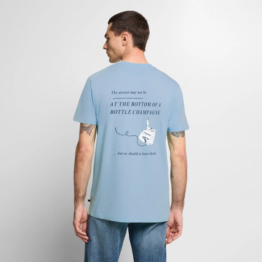 Bottoms Up Tee - light blue