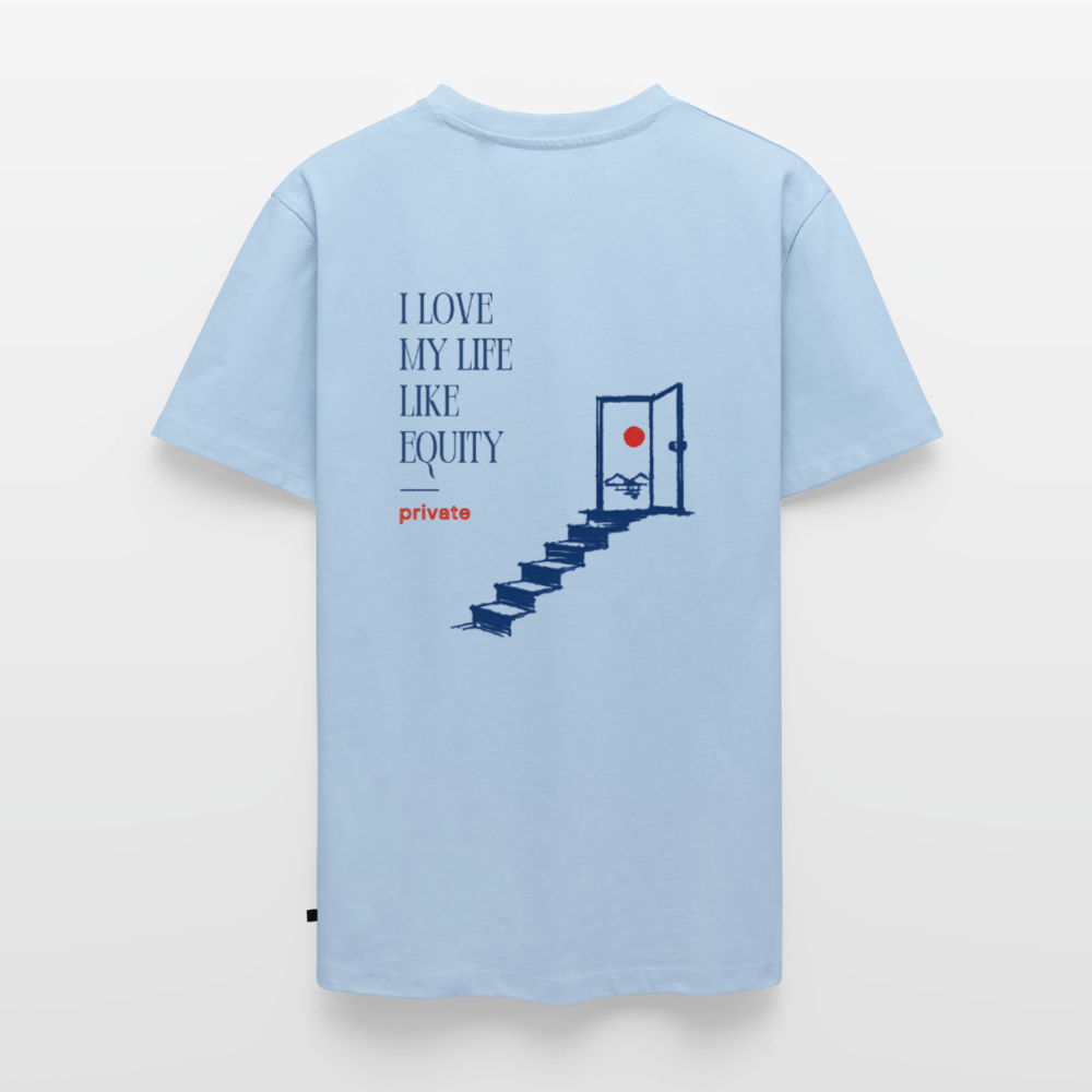 Private Door Tee - light blue