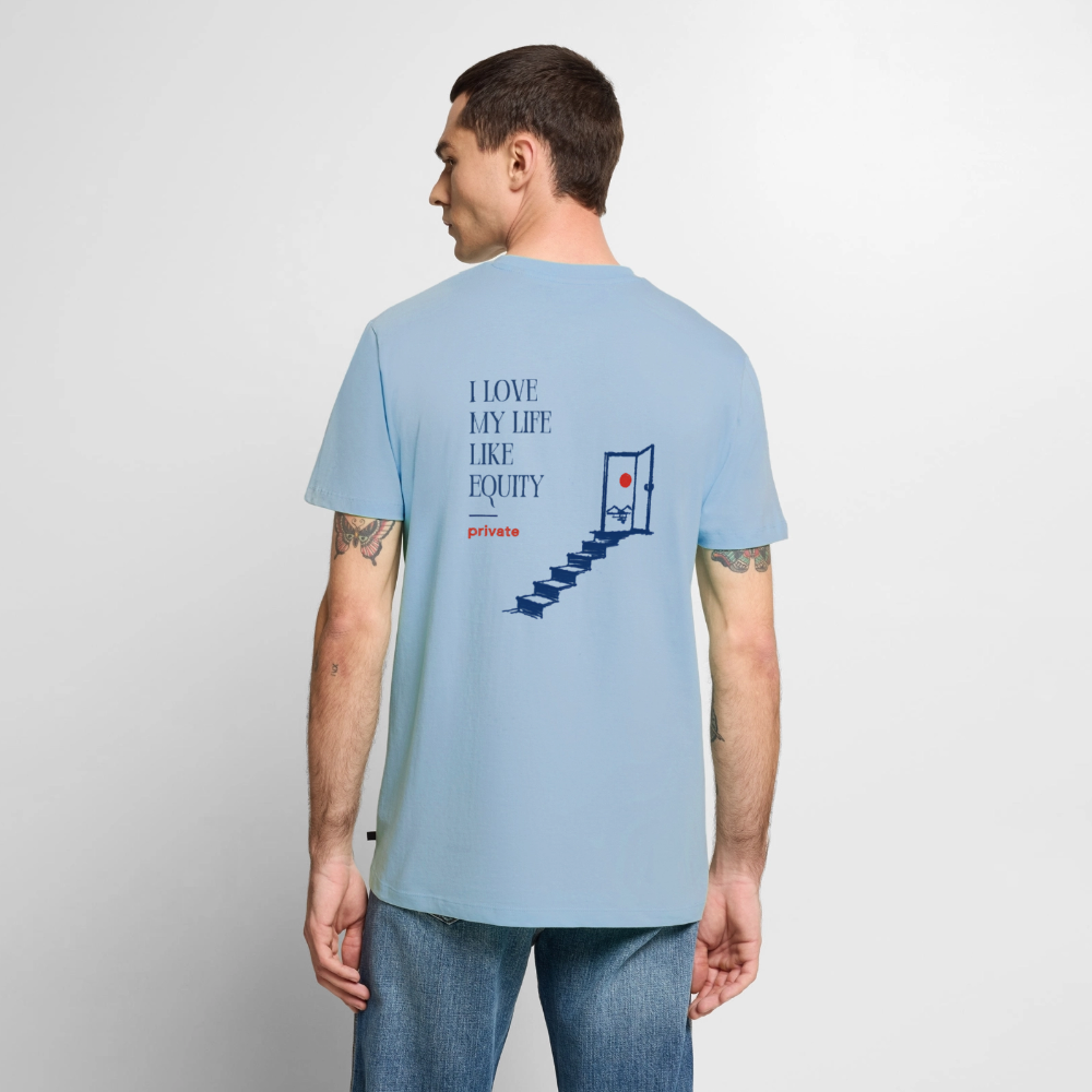 Private Door Tee - light blue