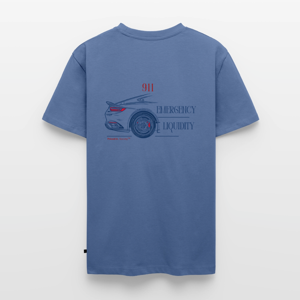 911 Tee - stone blue