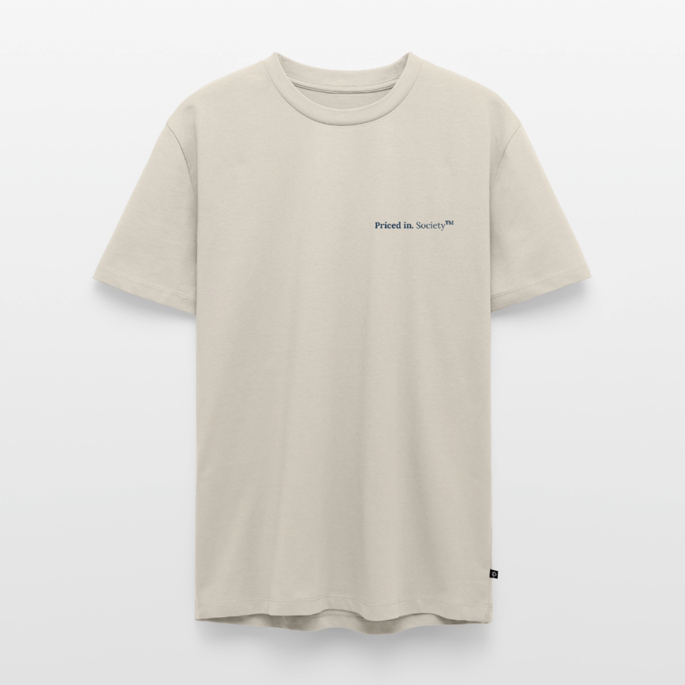 Long Hours Short Life Tee - beige