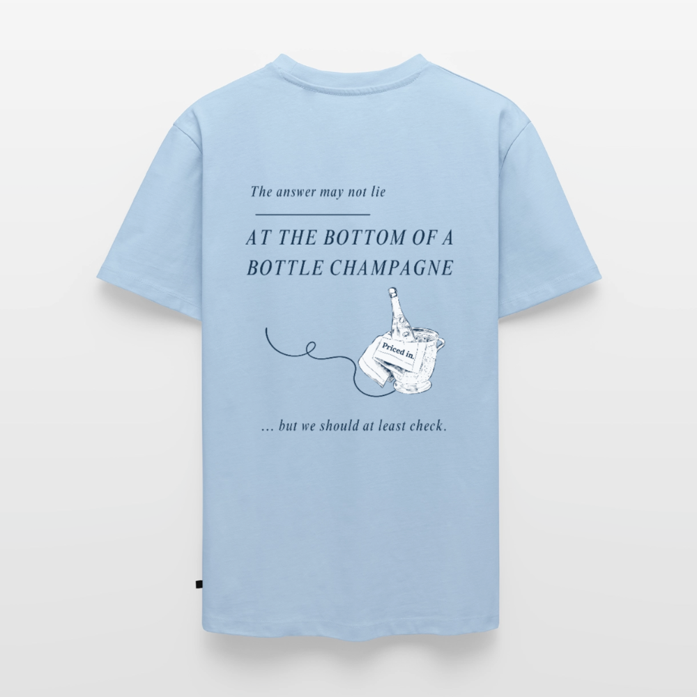 Bottoms Up Tee - light blue