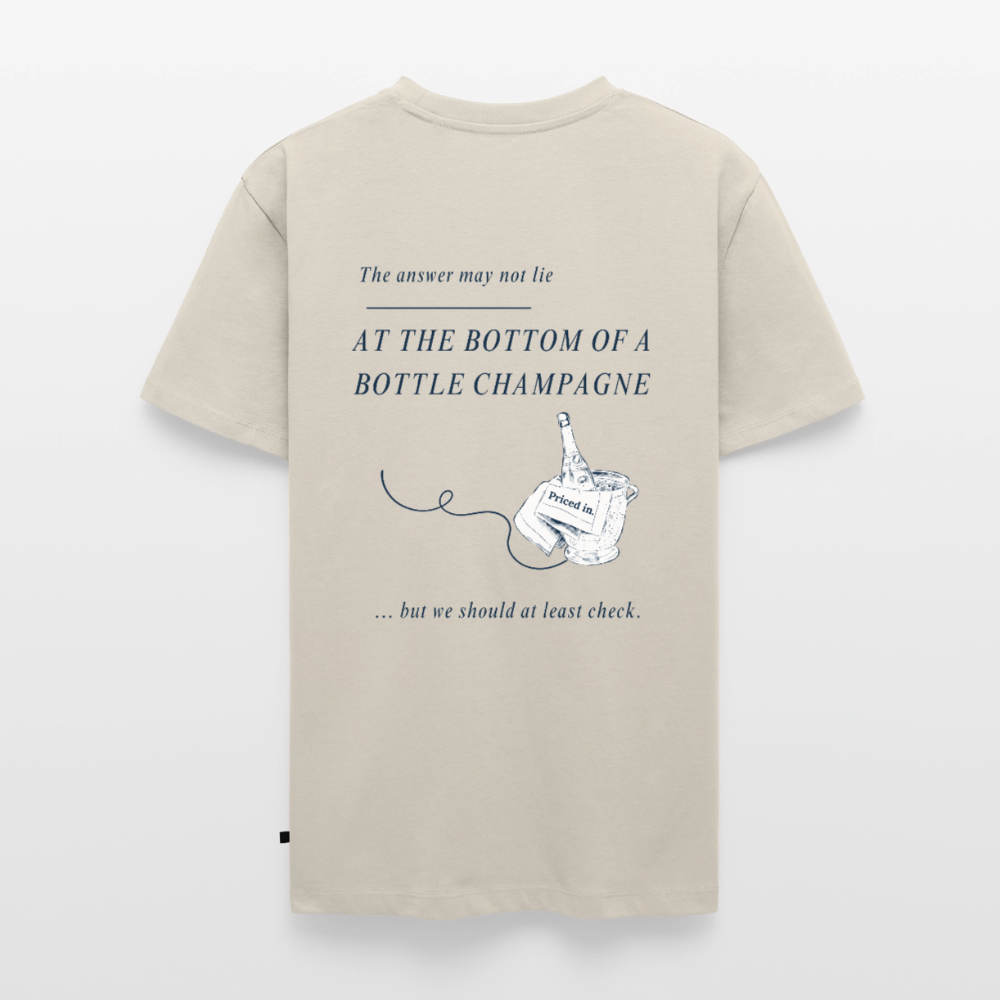 Bottoms Up Tee - beige